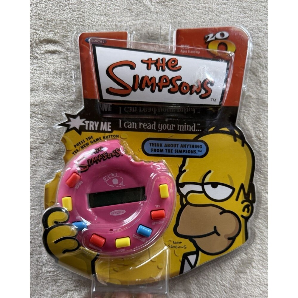 Radica The Simpsons I Can Read Your Mind 20Q New/Sealed